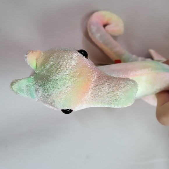 Neon Ty Beanie Baby Sea horse plush vintage 1999 - Picture 4 of 8